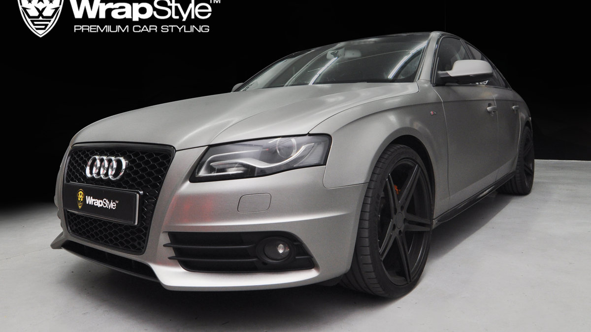 Audi A4 - Grey Matt wrap - cover