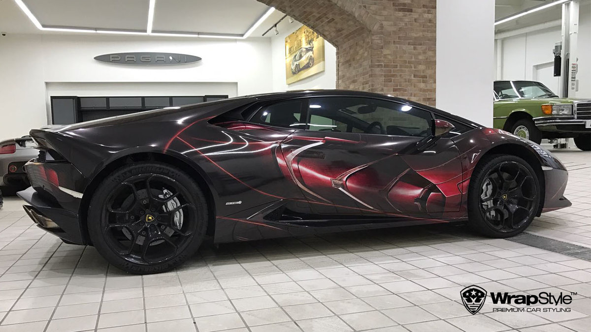 Lamborghini Huracan - Iron Man design - cover