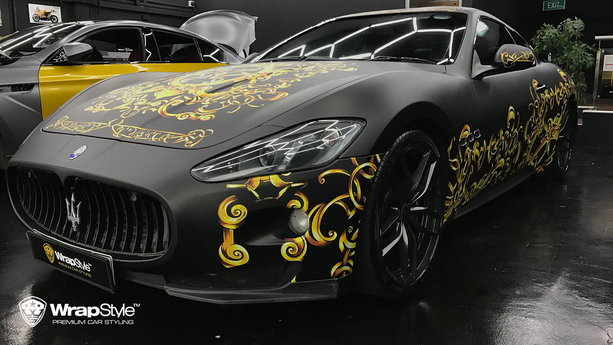 Maserati GranTurismo - Gold Ornaments design - cover