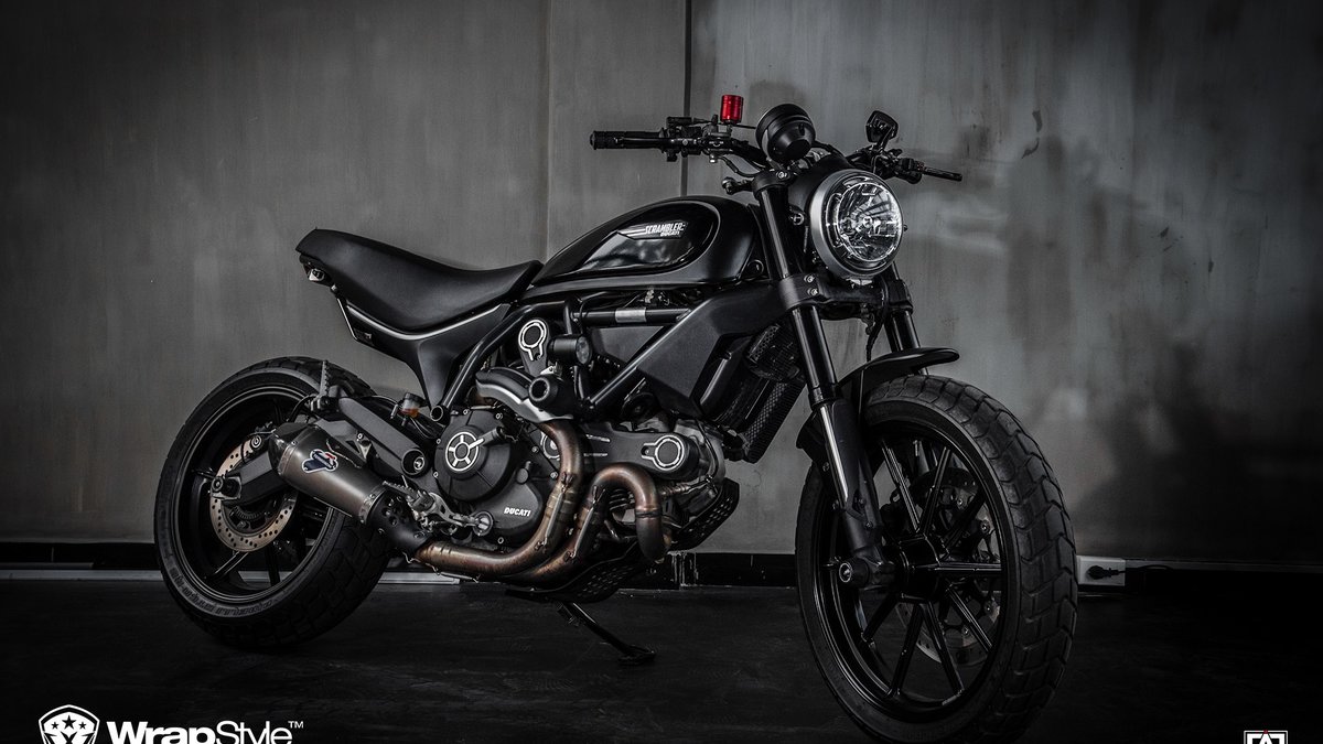 Ducati Scrambler - Black design - cover