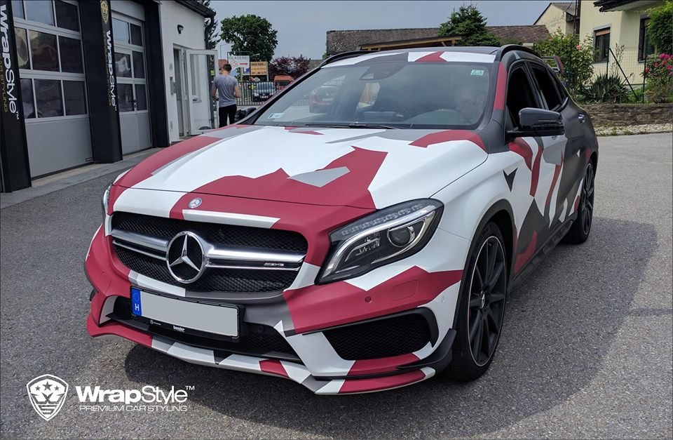 Mercedes GLA AMG - Camo design - cover