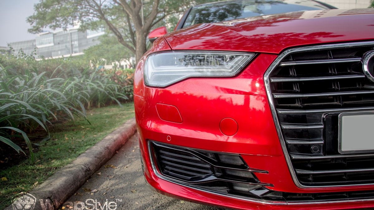 Audi A6 - Red Gloss wrap - img 2