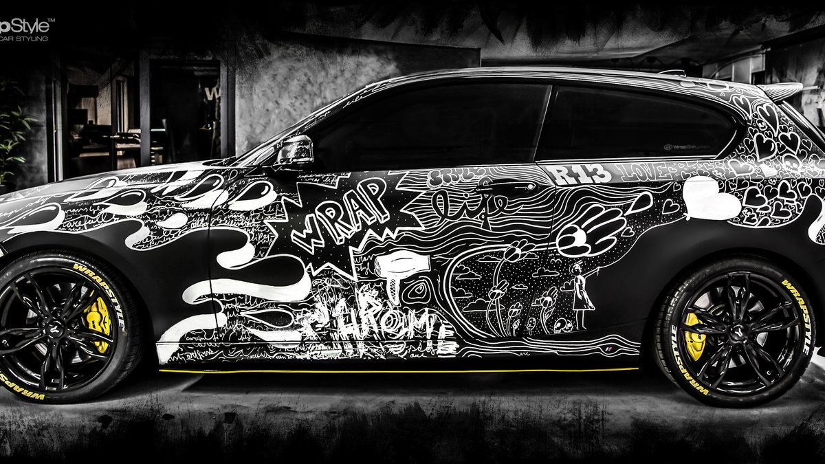 BMW 1 - Art Handmade design - cover