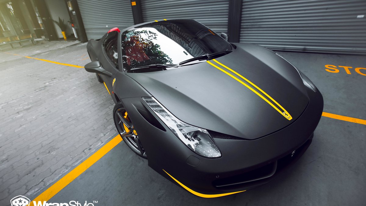 Ferrari 458 - Black Matt wrap - img 4