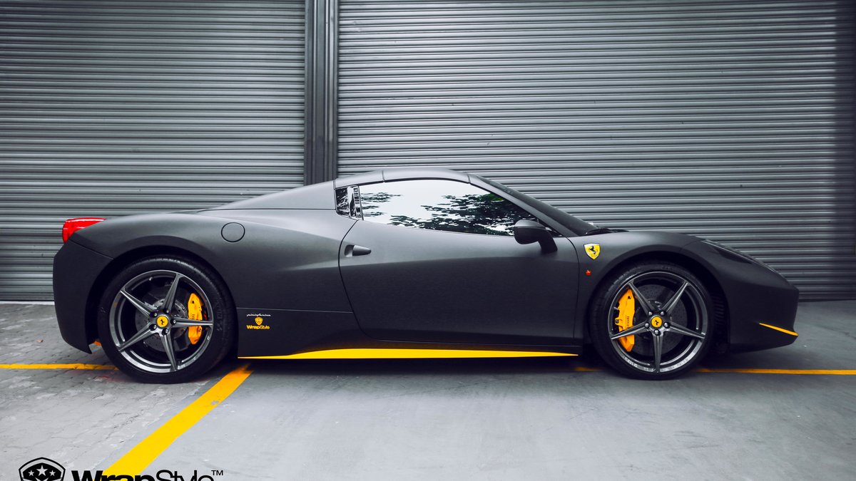 Ferrari 458 - Black Matt wrap - img 5