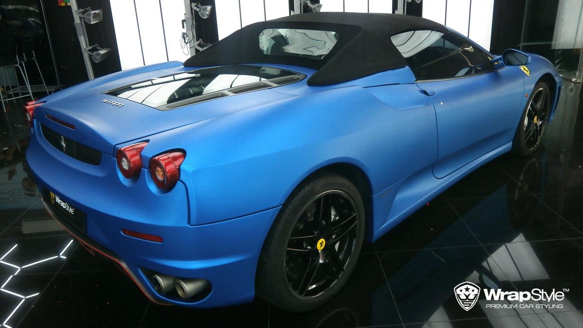 Ferrari F430 - Blue Matt Metalic wrap - img 1