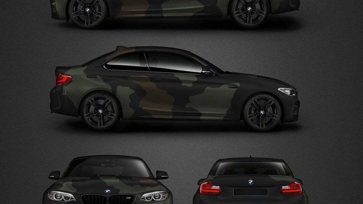 BMW M2 - Camouflage design - cover