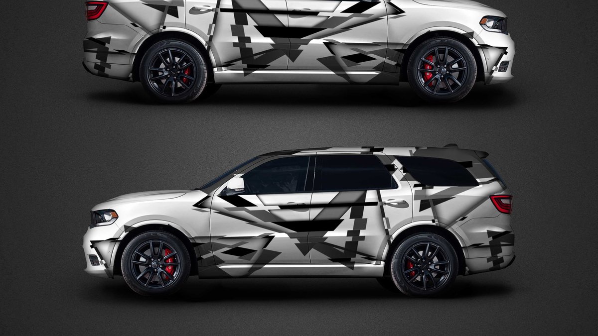Dodge Durango - Glitch Triangles design - img 1