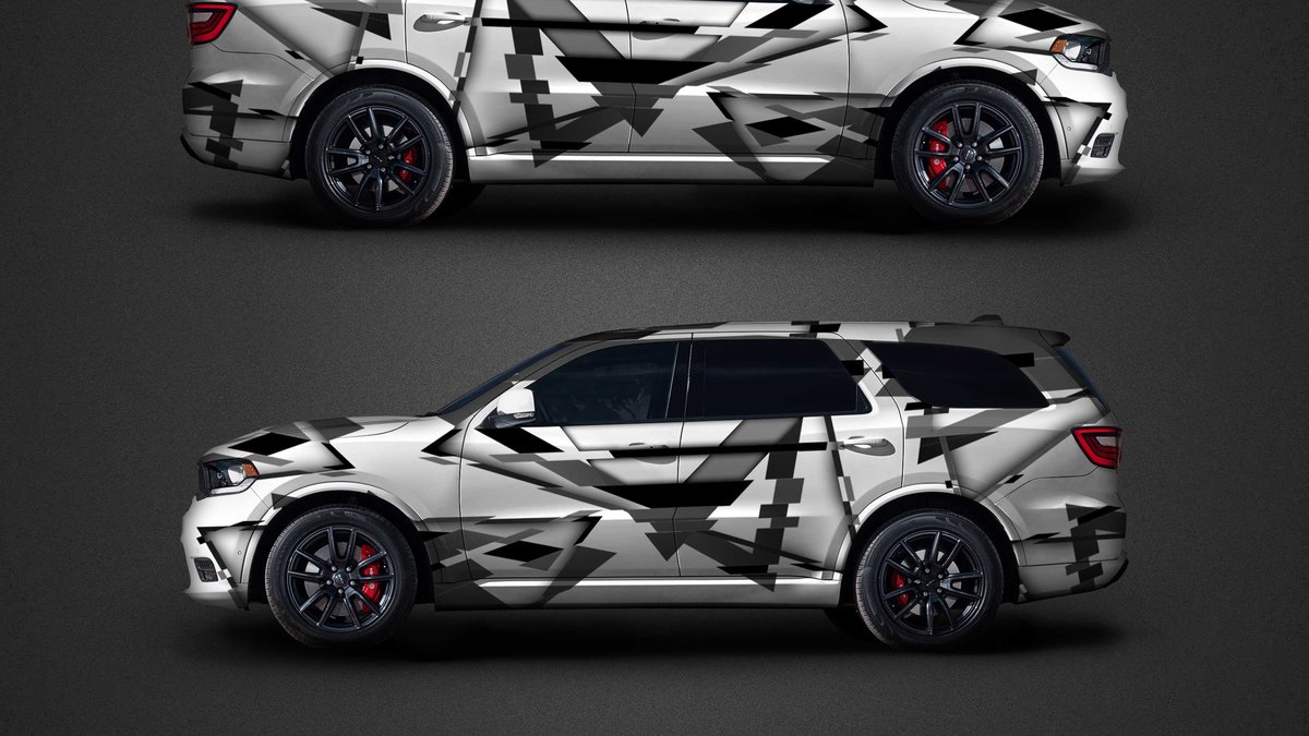 Dodge Durango - Glitch Triangles design - img 2