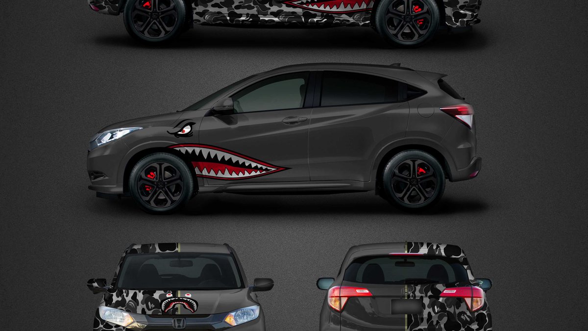 Honda Vezel - Bape design - cover