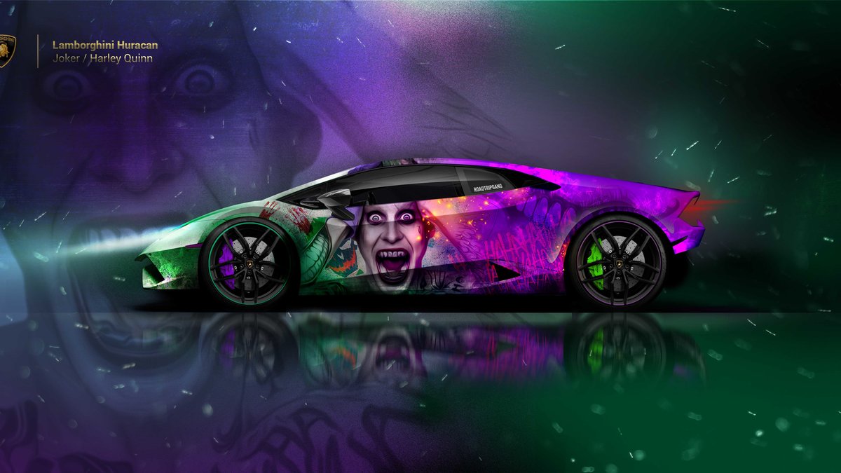 Lamborghini Huracan - Joker design - cover