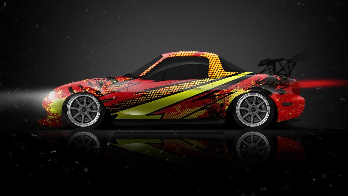Mazda MX5 - Fireball design - cover