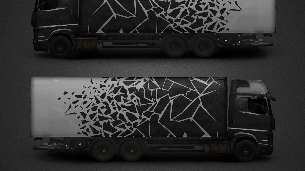 Mercedes Actros - Crack design - cover
