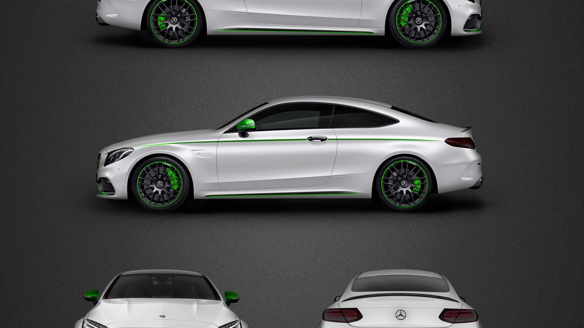 Mercedes C Coupe AMG - Detailing Green design - cover
