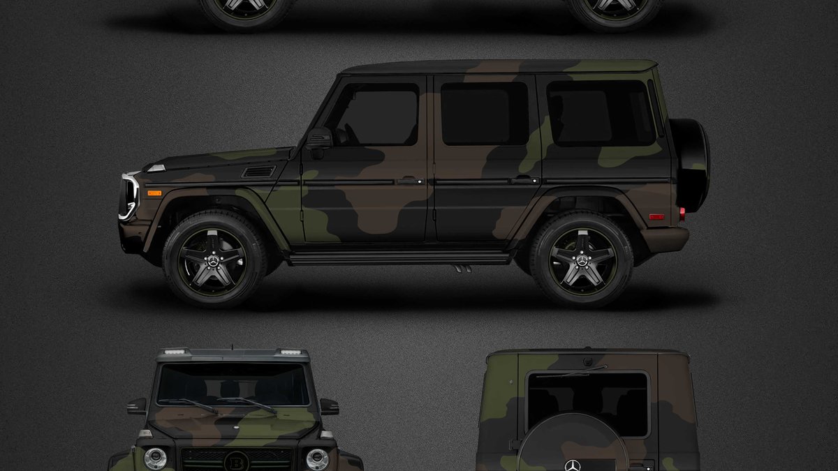 Mercedes G Vagon - Camouflage design - cover