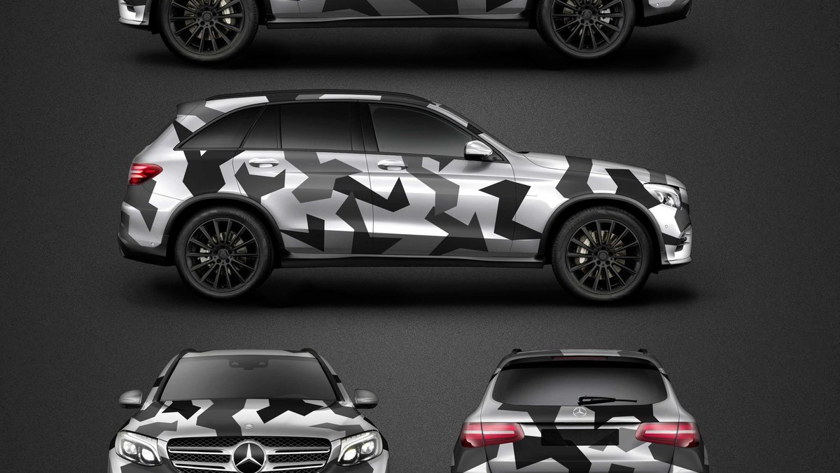 Mercedes GLC - Camouflage design - cover