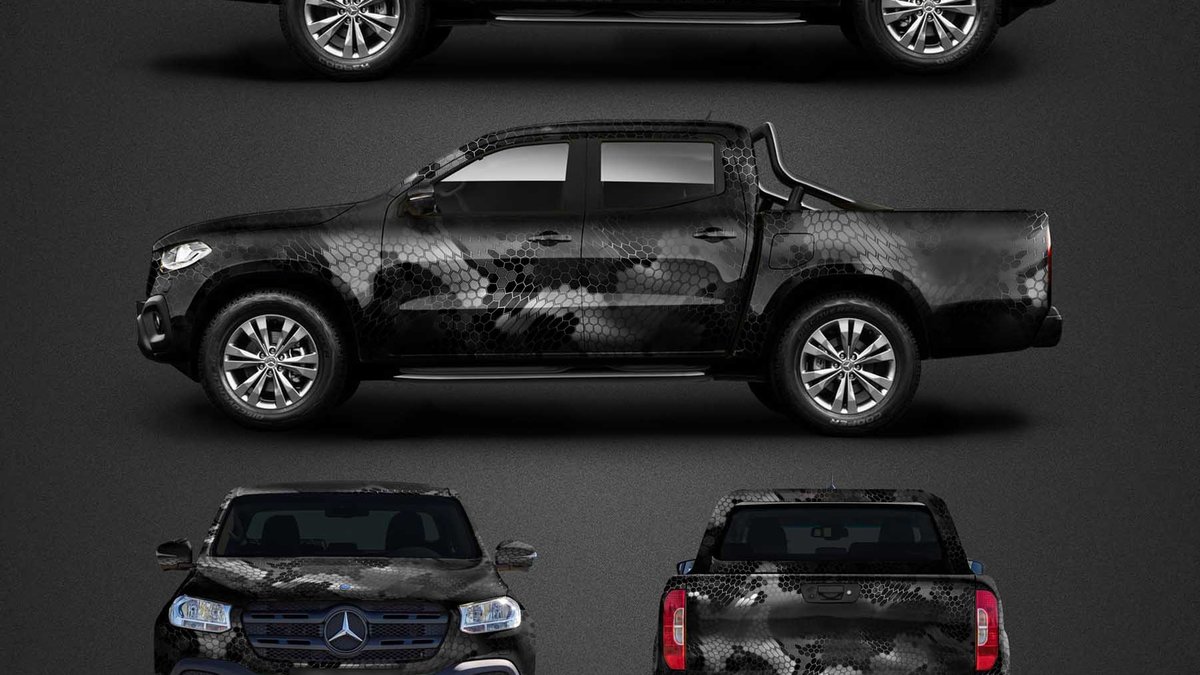 Mercedes X - Cryptec Camo design - cover