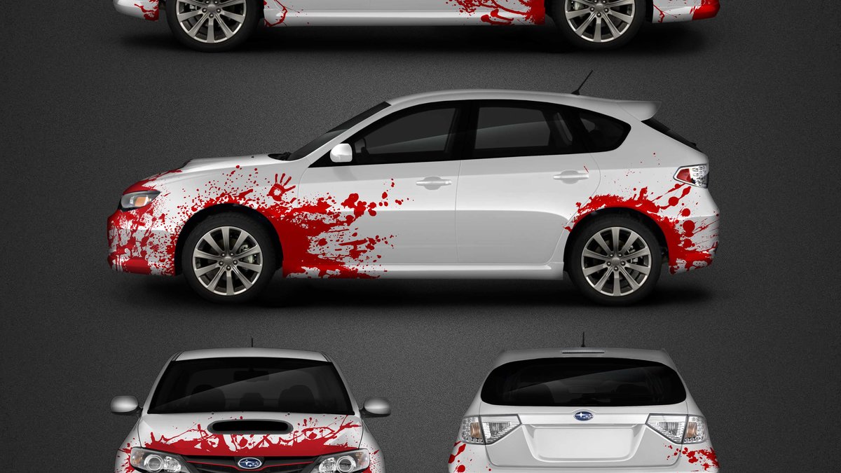 Subaru Impreza - Blood Splat - cover