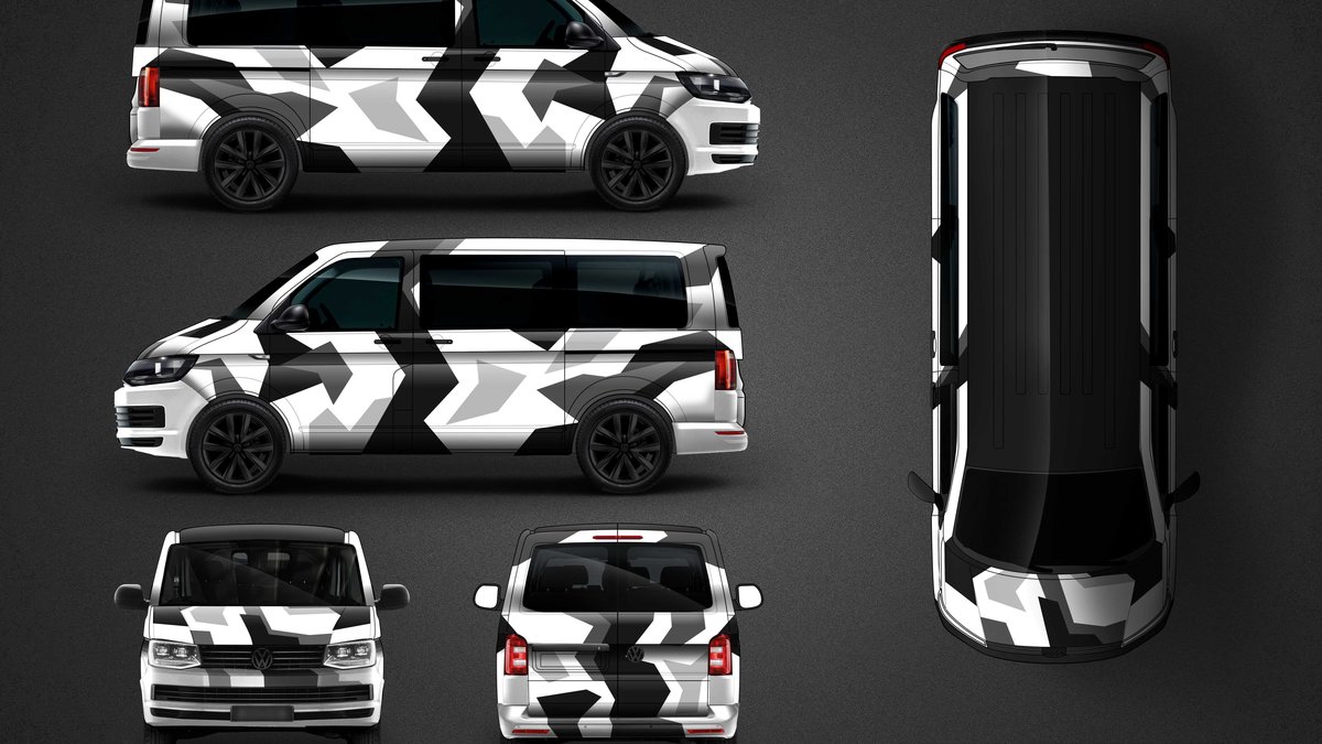 Volkswagen Transporter - Camouflage design - cover