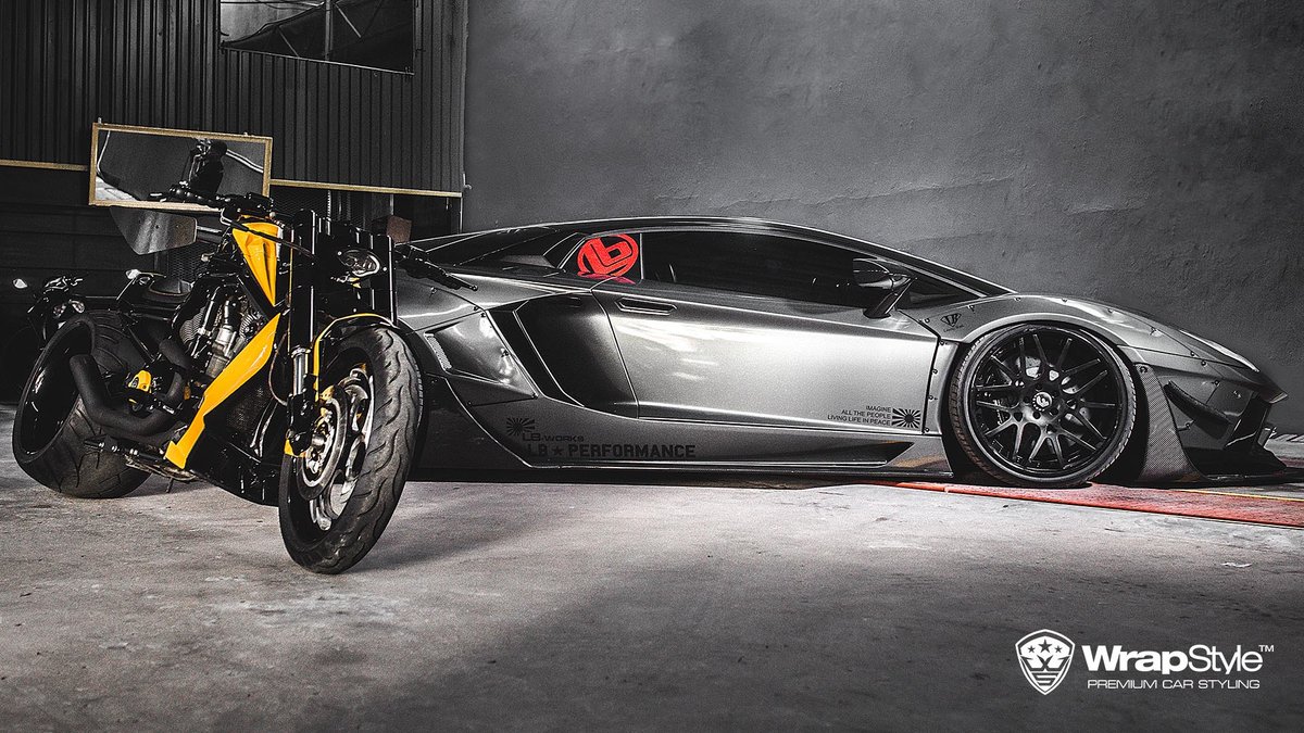 Lamborghini Aventador - Metalic Grey wrap - img 2