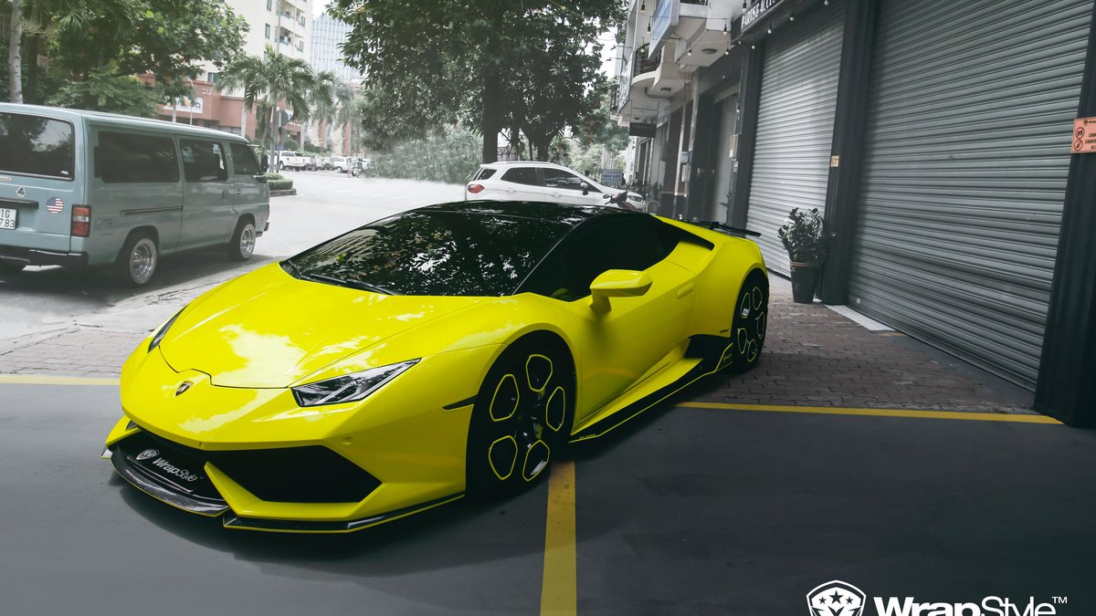 Lamborghini Huracan - Lemon Yellow wrap - cover