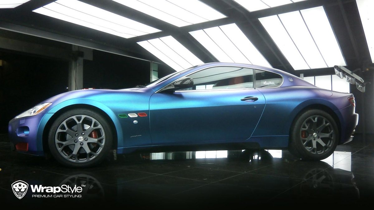 Maserati GranTurismo - Magic Blue wrap - cover