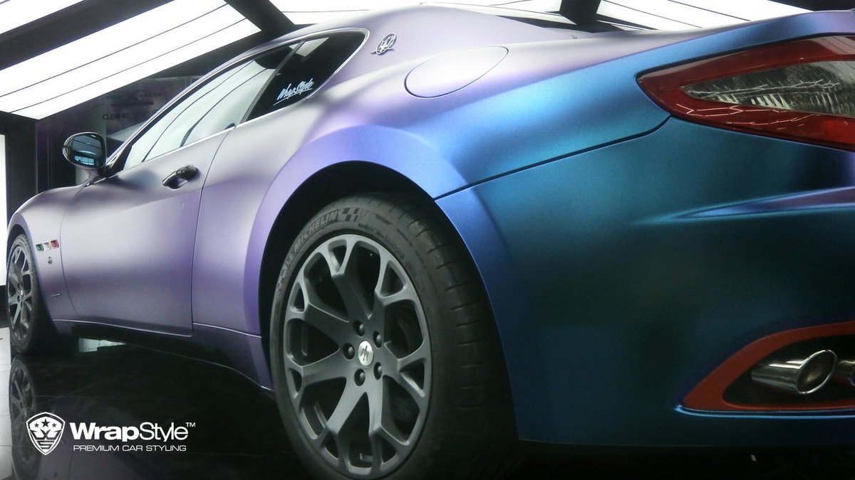 Maserati GranTurismo - Magic Blue wrap - img 2