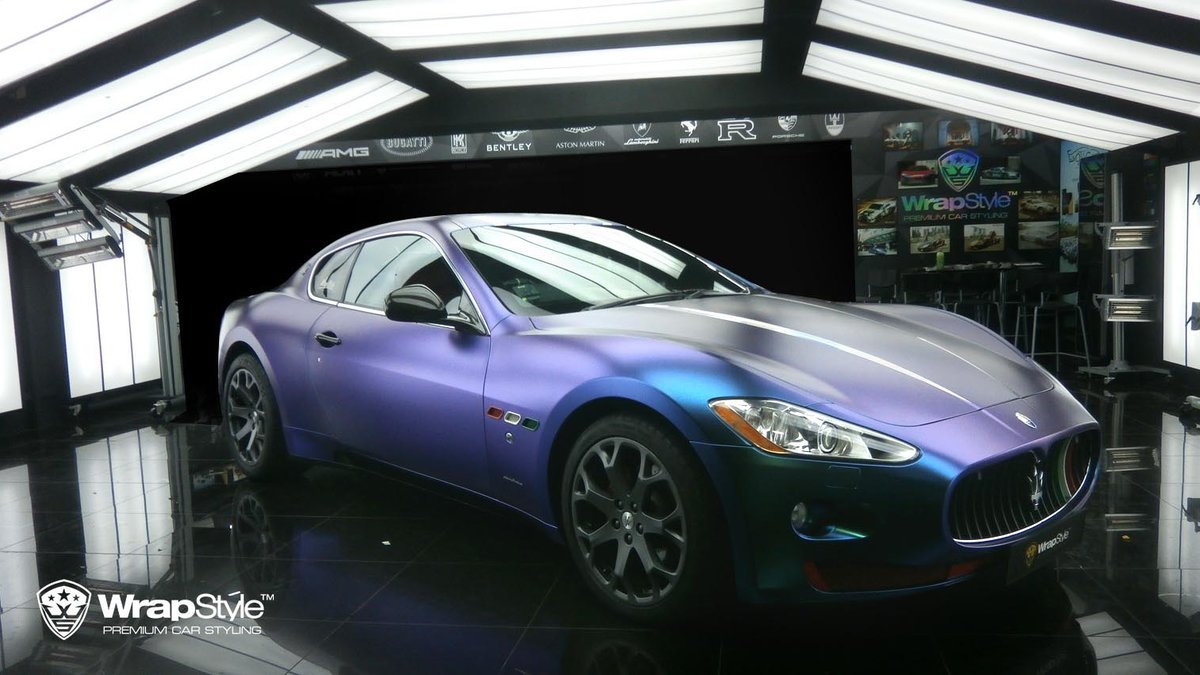 Maserati GranTurismo - Magic Blue wrap - img 3