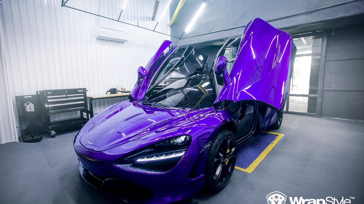 McLaren 720s - Purple  Gloss wrap - img 1