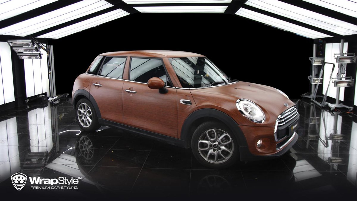Mini Cooper One - Daimen Wood Texture wrap - cover