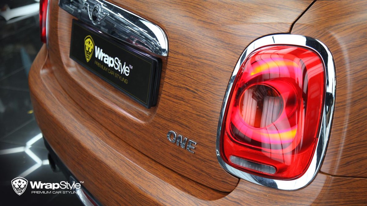Mini Cooper One - Daimen Wood Texture wrap - img 3