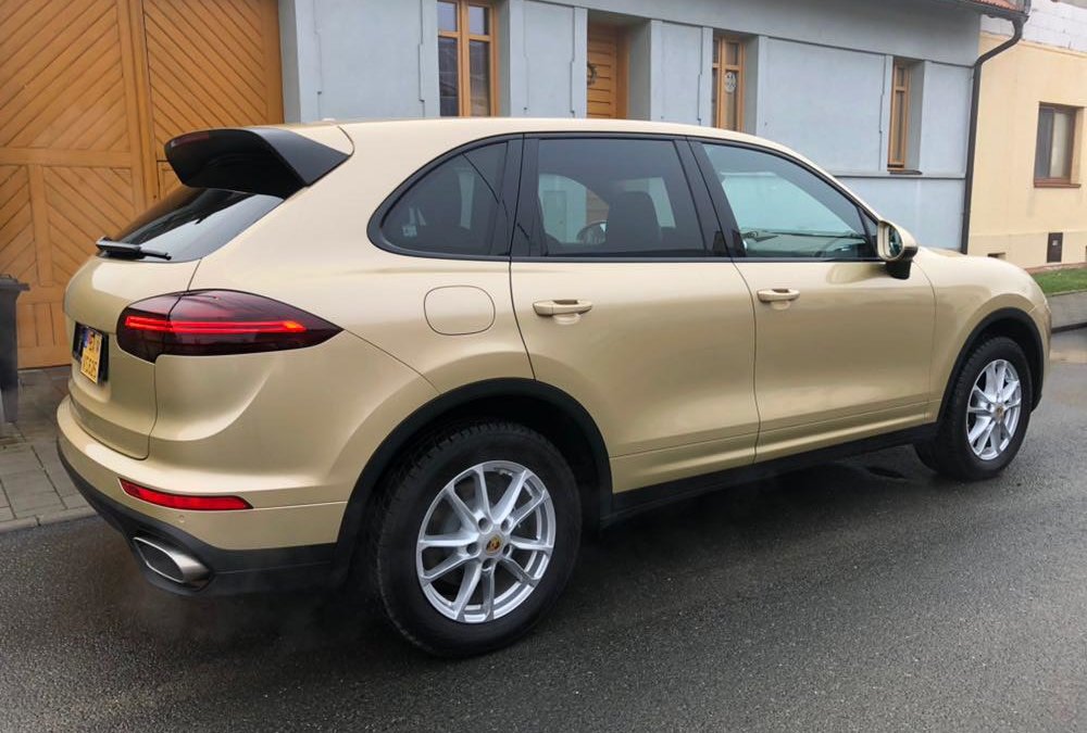 Porsche Cayenne - Gold wrap - img 2