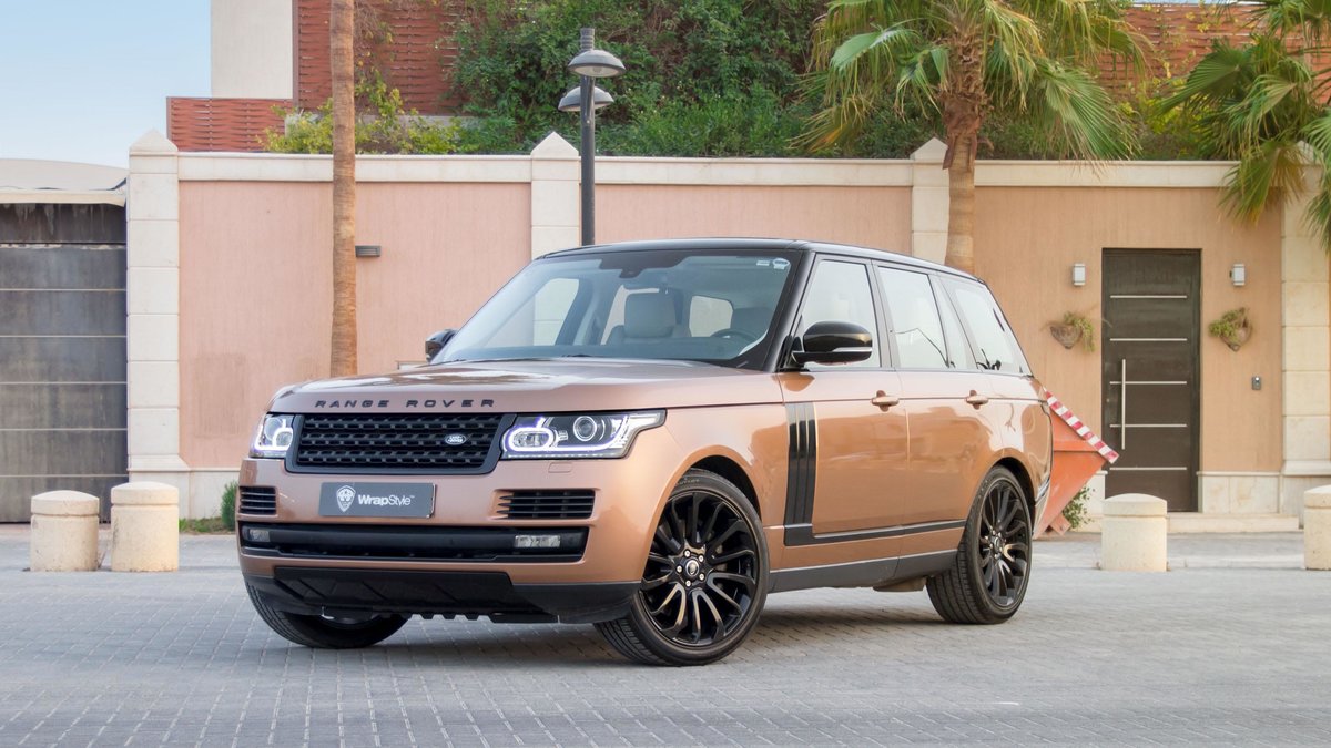 Range Rover Sport HSE - Gold wrap - cover