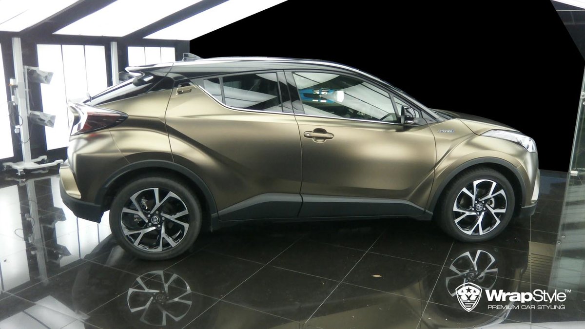 Toyota C-HR - Pearl Metal Coffee wrap - cover