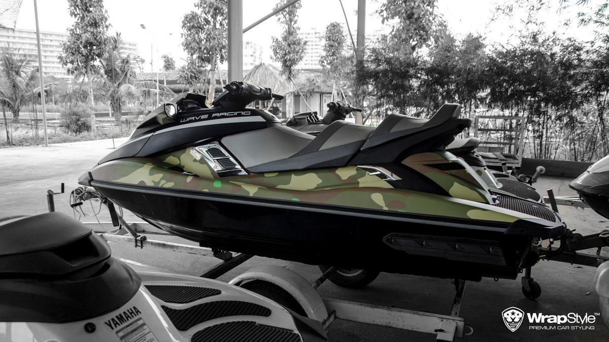 Yamaha WaveRunner Jet Ski - Camo design - cover