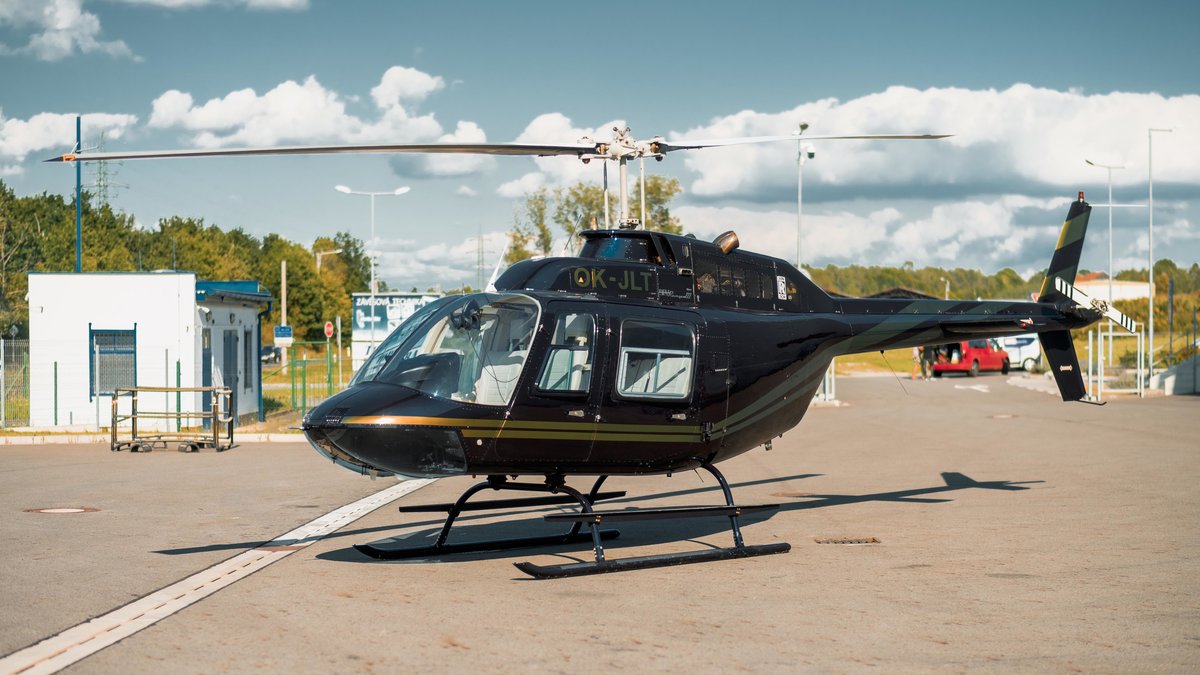 Helicopter OK-JLT - Black / Gold design - cover