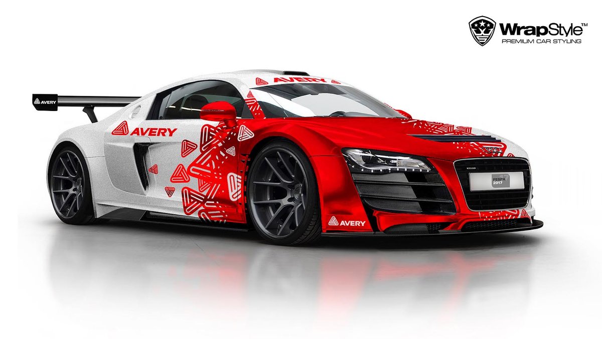 Audi R8 - Fespa 2017 Avery design - cover