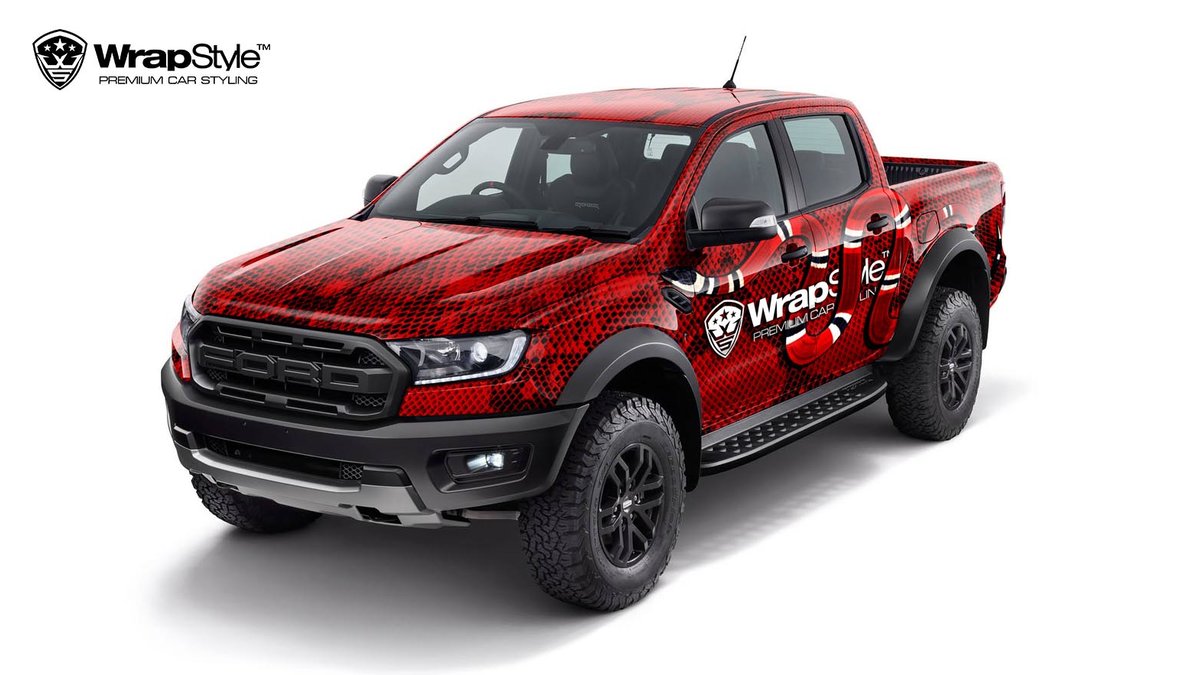 Ford  Ranger Raptor - Coral Snake design - cover