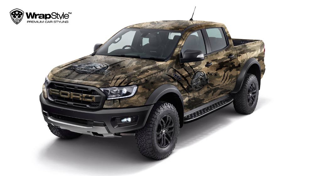 Ford  Ranger Raptor - Desert Military Jurrasic design - img 1