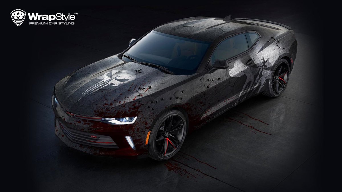 Chevrolet Camaro - Punisher design - cover