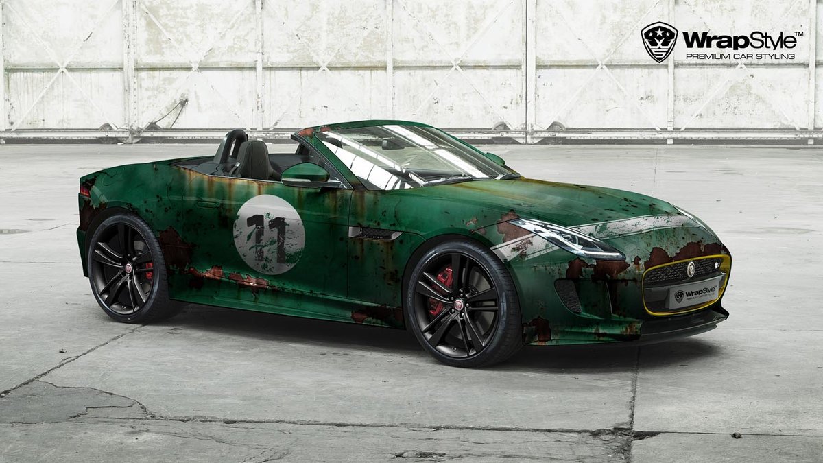 Jaguar F Type - Rusty Green Race design - cover