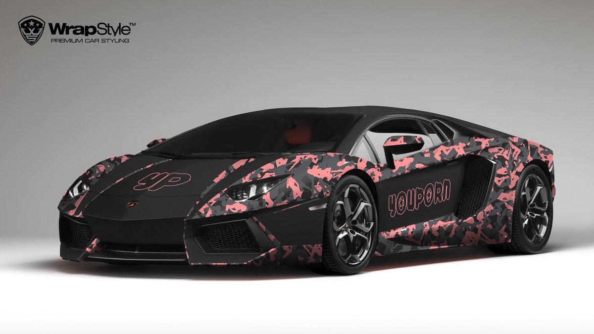 Lamborghini Aventador - YouPorn design - cover