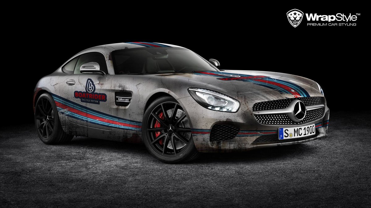Mercedes AMG GTS - Martini design - cover