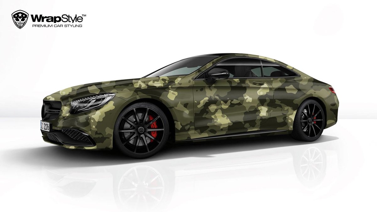 Mercedes S65 Coupe - Camo design - cover