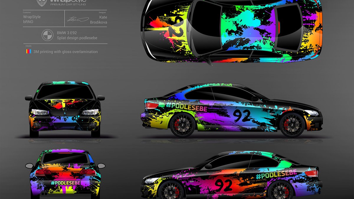 BMW 3 E92 - #PODLESEBE design - img 1