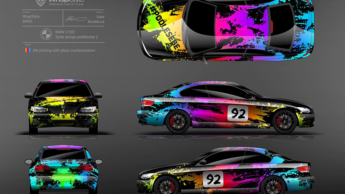 BMW 3 E92 - #PODLESEBE design - img 2