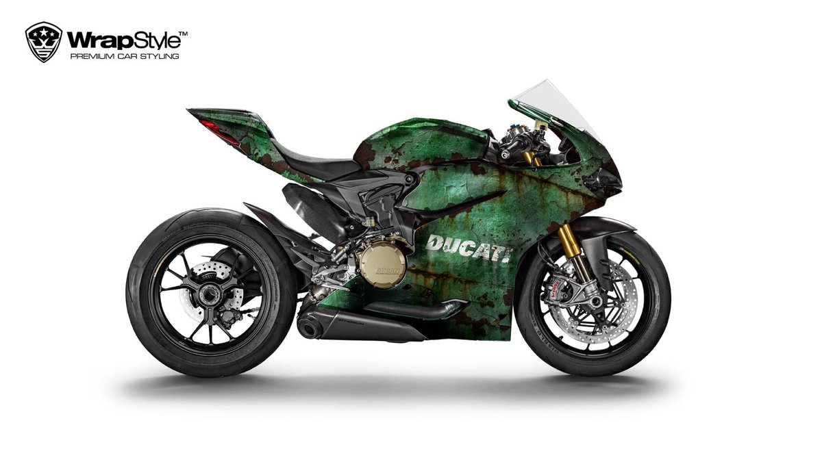 Ducati 1199 - Rusty Green design - cover