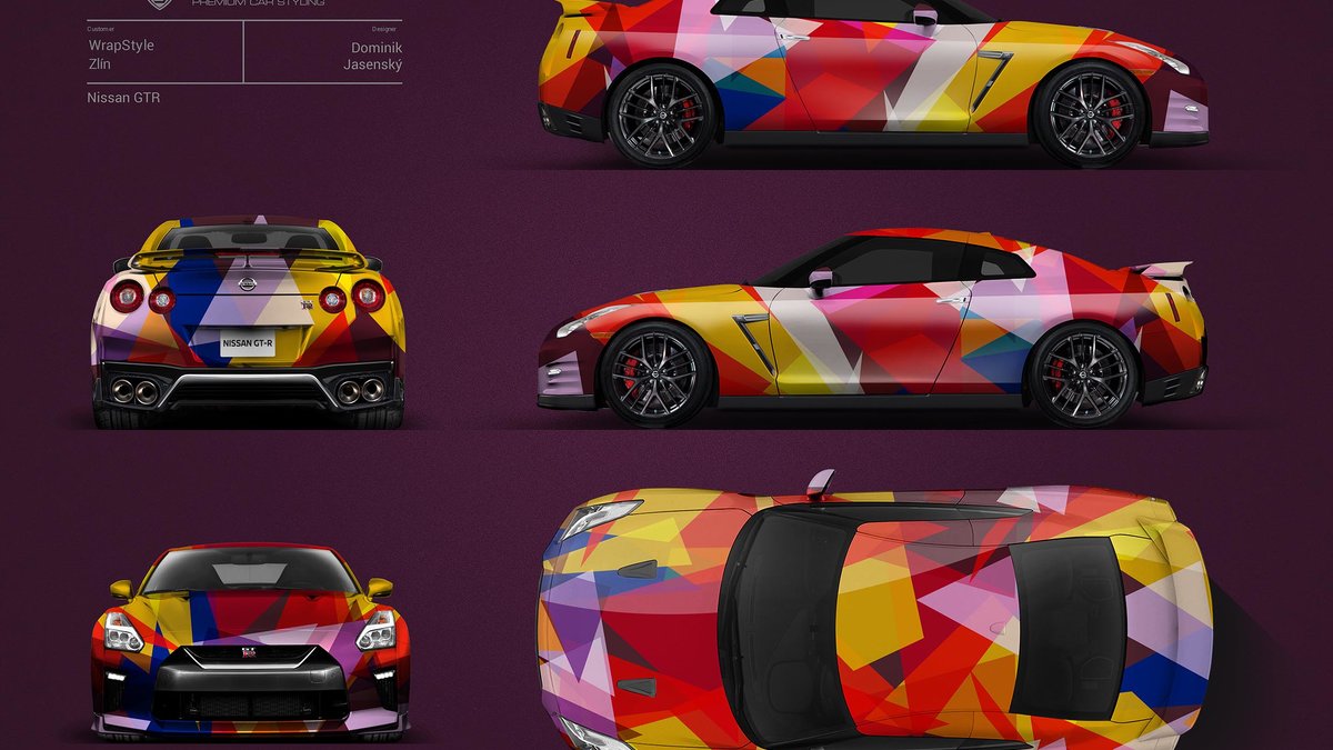 Nissan GTR - Triangle design - cover