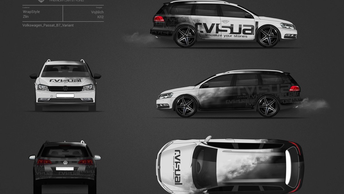 Volkswagen Passat B7 Variant - RVisual design - cover