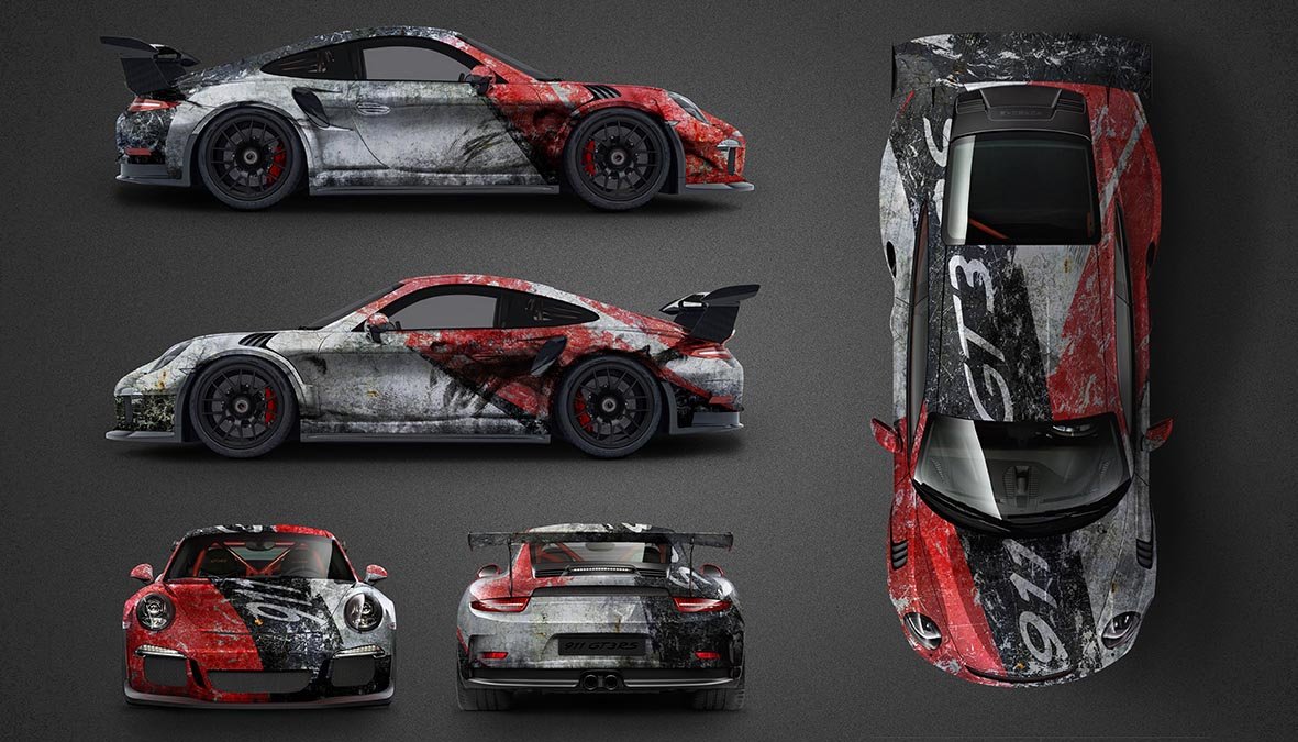 Porsche 911 GT3 RS - Rusty Sport design - cover